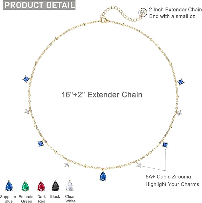 Blue necklace