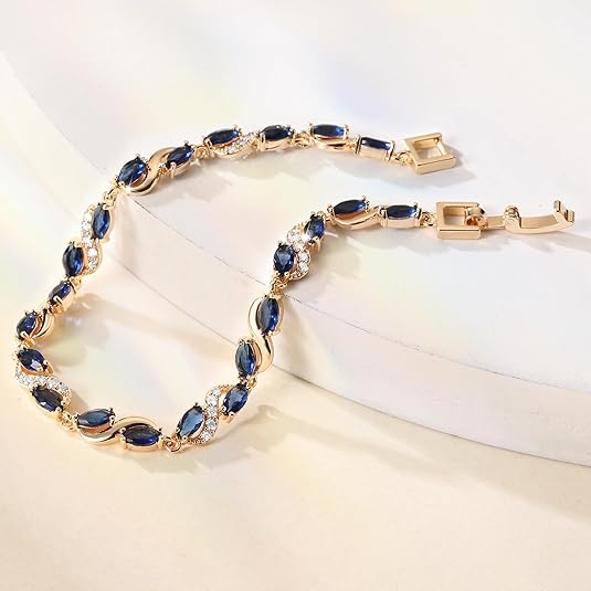 Golden Blue Bracelet
